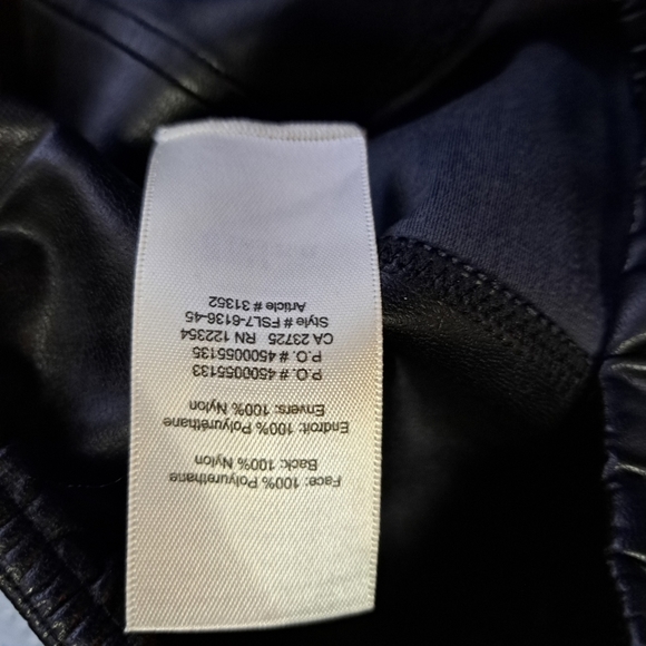 Aritzia Wilfred Free Daria Faux Leather Leggings Pants - Picture 7 of 12